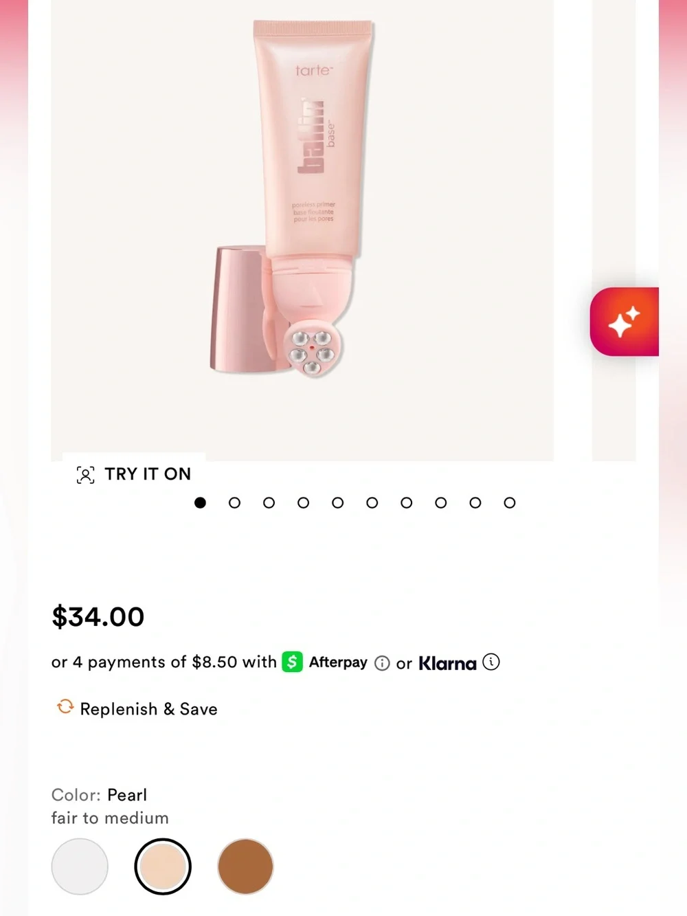 Tarte Ballin Base Primer 2 for $28
